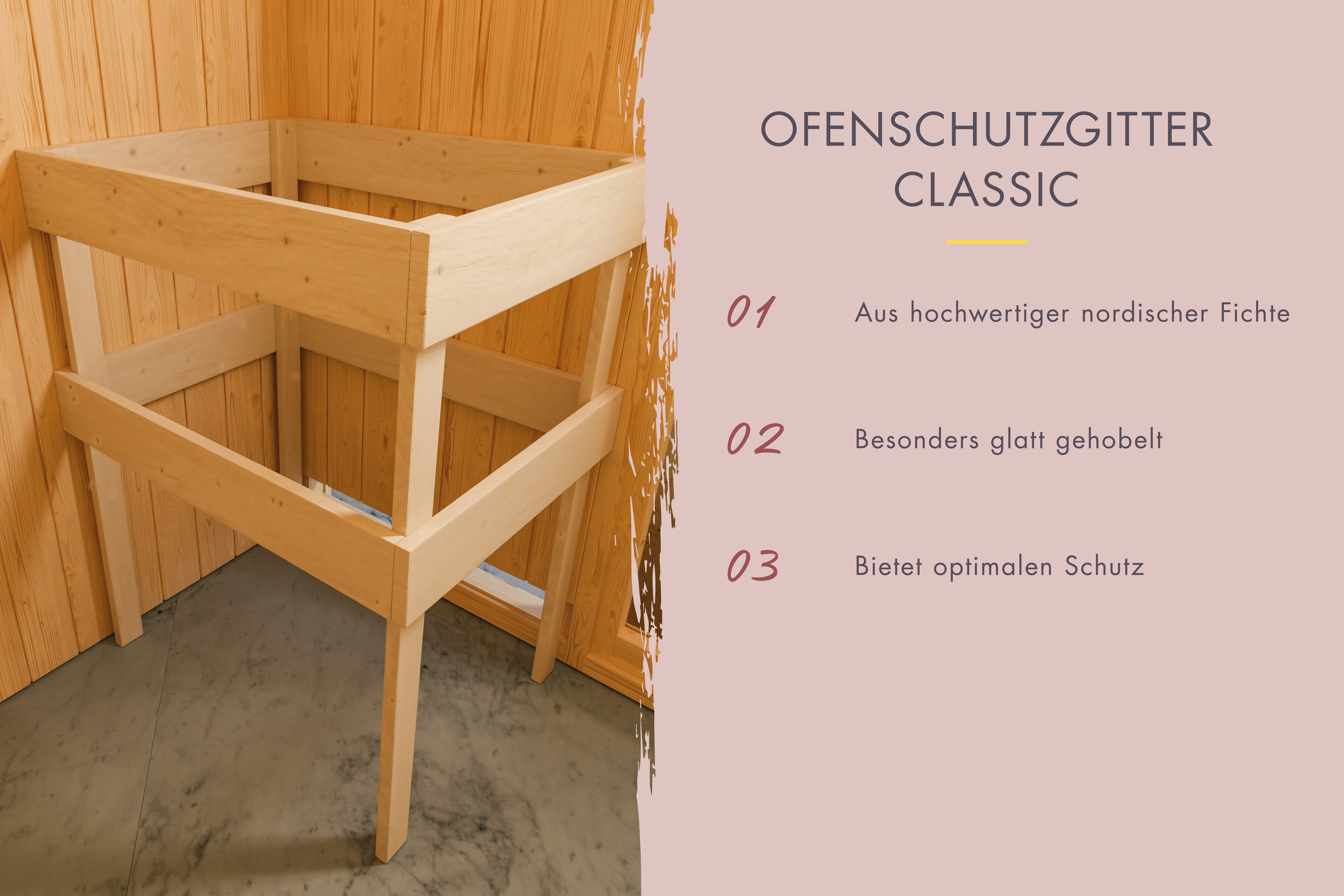 Karibu Saunahaus Hytti 3 Exclusive naturbelassen / + Ofen und HUUM WIFI Steuergerät Sparset als Gartensauna aus Massivholz