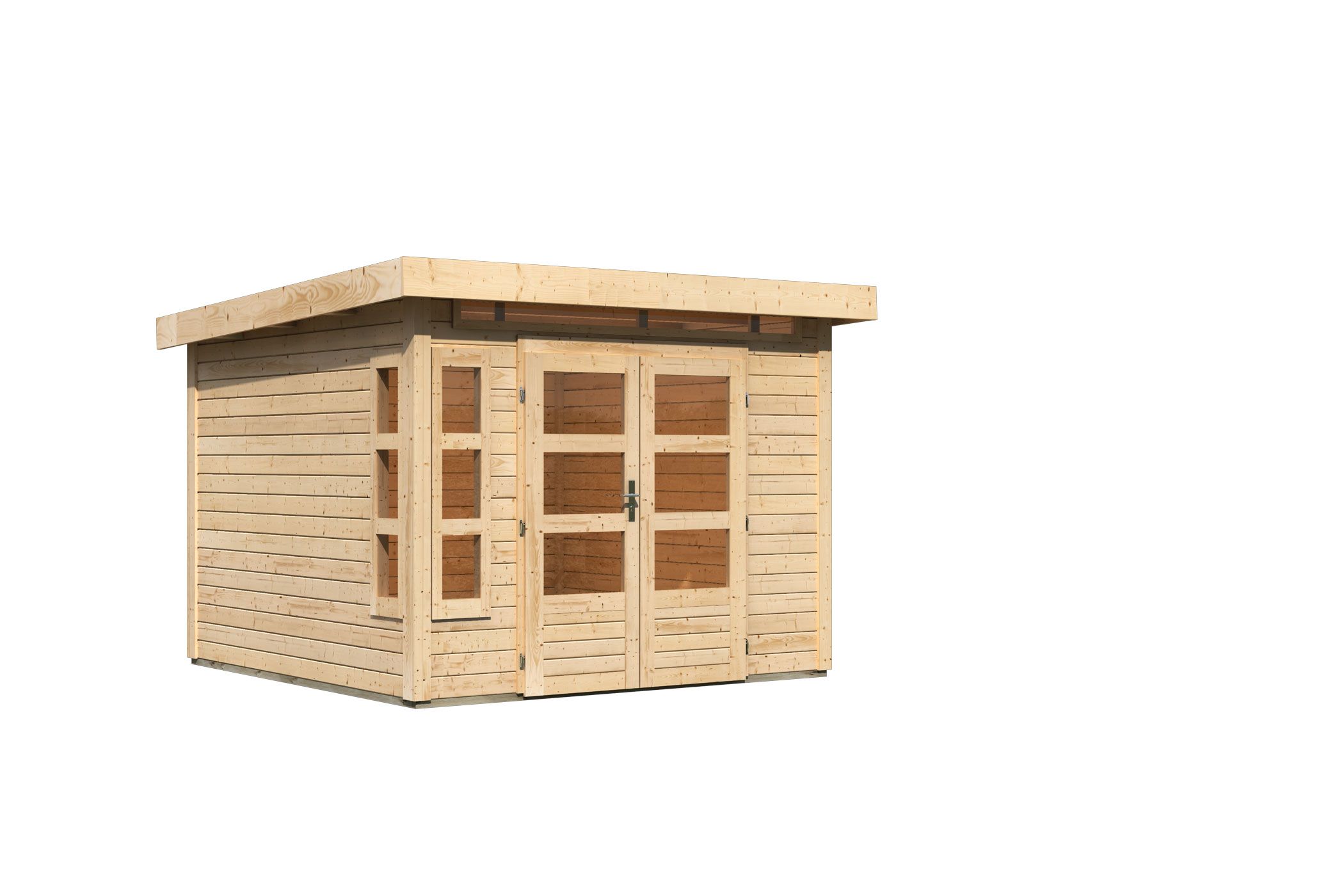 Karibu Gartenhaus Kastorf 6 in Naturbelassen, Freisteller