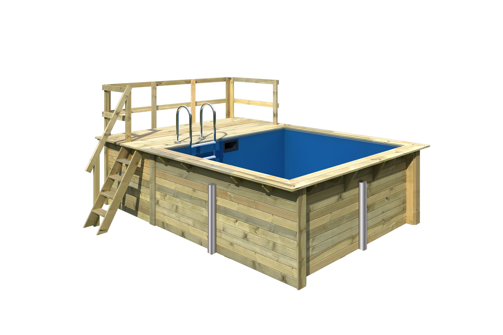 Karibu Rechteck Pool 1, Freisteller