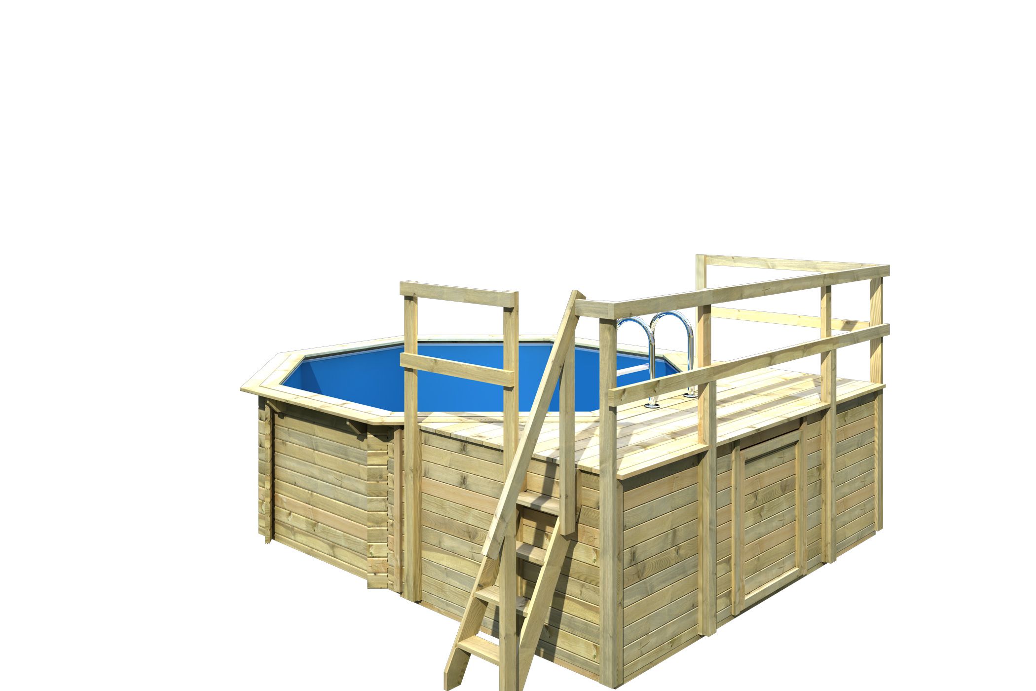 Karibu Pool Modell 1, Freisteller
