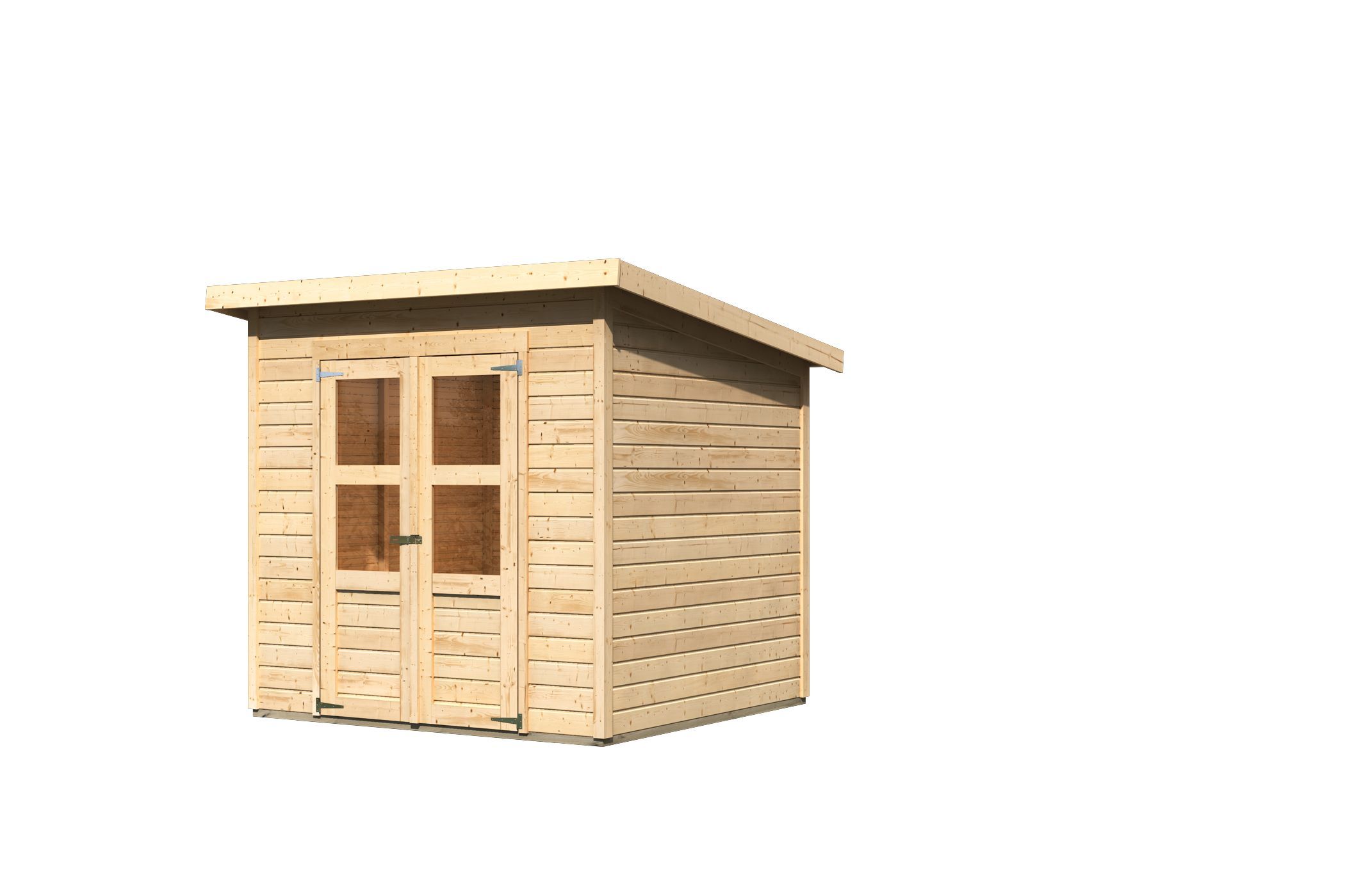 Karibu Gerätehaus Merseburg 4 in Naturbelassen, Freisteller