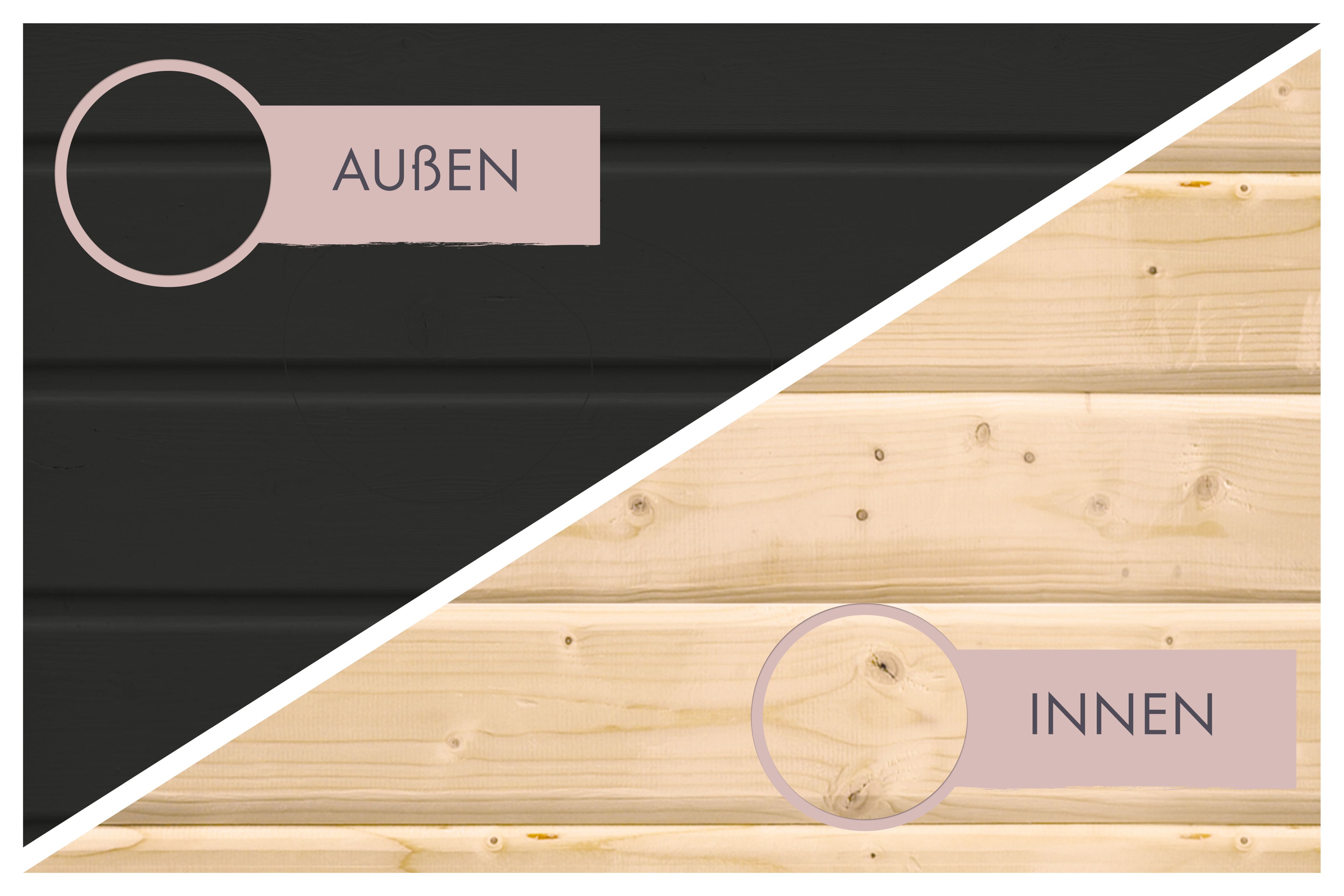 Farbausführung eines Karibu Gartenprodukts aus Holz