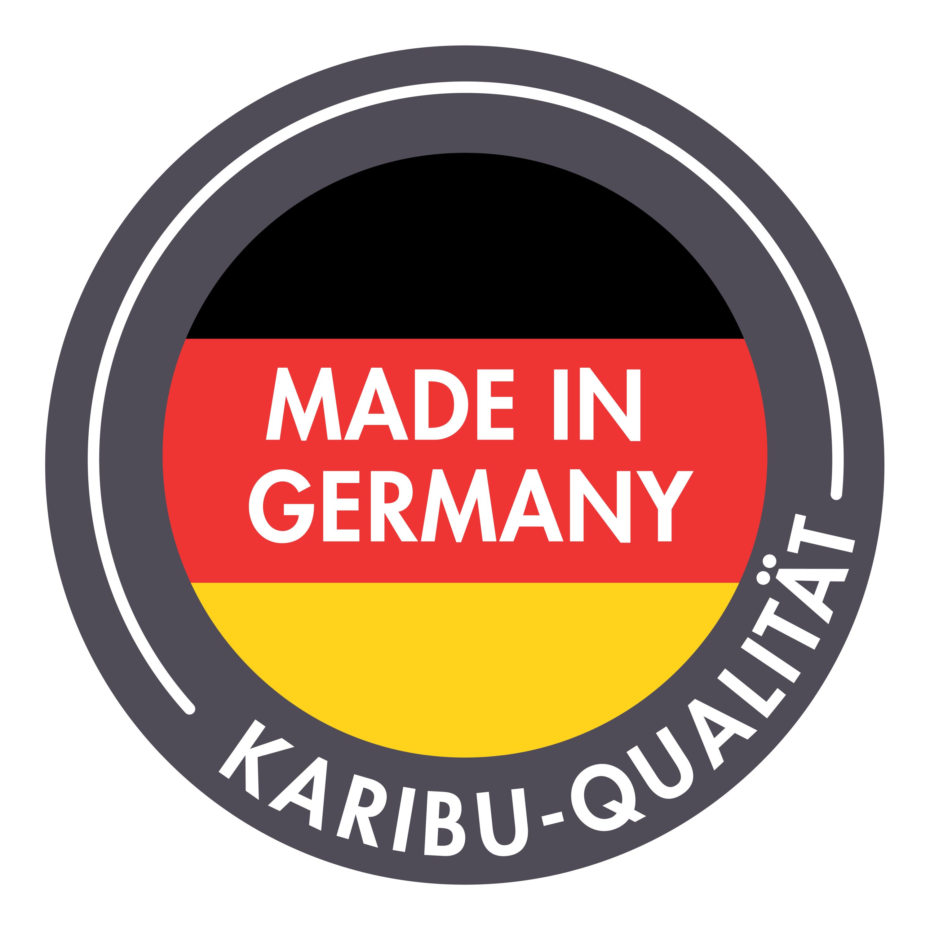 Karibu Qualitätssiegel Made in Germany